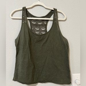 GAP Olive Green Tank Top Women’s Medium